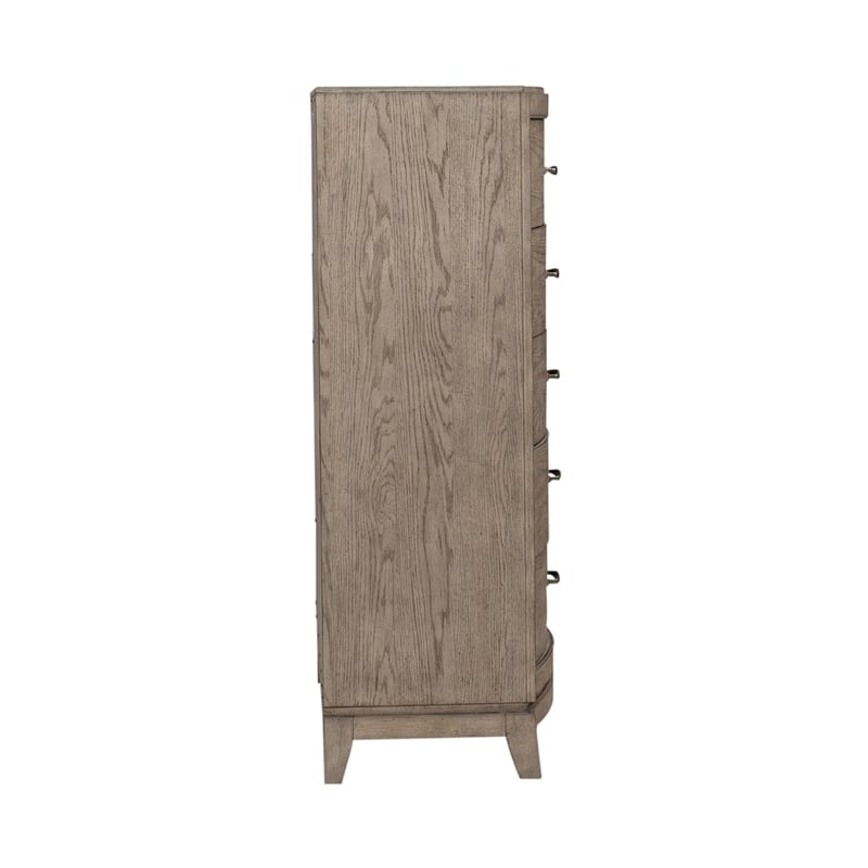 Liberty Furniture Avalon King Panel Storage Bed Dresser & Mirror Chest NS