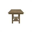 Liberty Furniture Brook Bay Gathering Trestle Dining Room Table - Brown