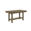 Liberty Furniture Brook Bay Gathering Trestle Dining Room Table - Brown