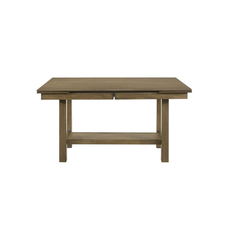 Liberty Furniture Brook Bay Gathering Trestle Dining Room Table - Brown