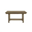 Liberty Furniture Brook Bay Gathering Trestle Dining Room Table - Brown