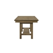 Liberty Furniture Brook Bay Gathering Trestle Dining Room Table - Brown