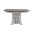 Liberty Furniture River Place Pedestal Dining Room Table - White