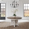Liberty Furniture River Place Pedestal Dining Room Table - White