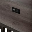 Liberty Furniture Tanners Creek Console Bar Table with Charging Station - Gray