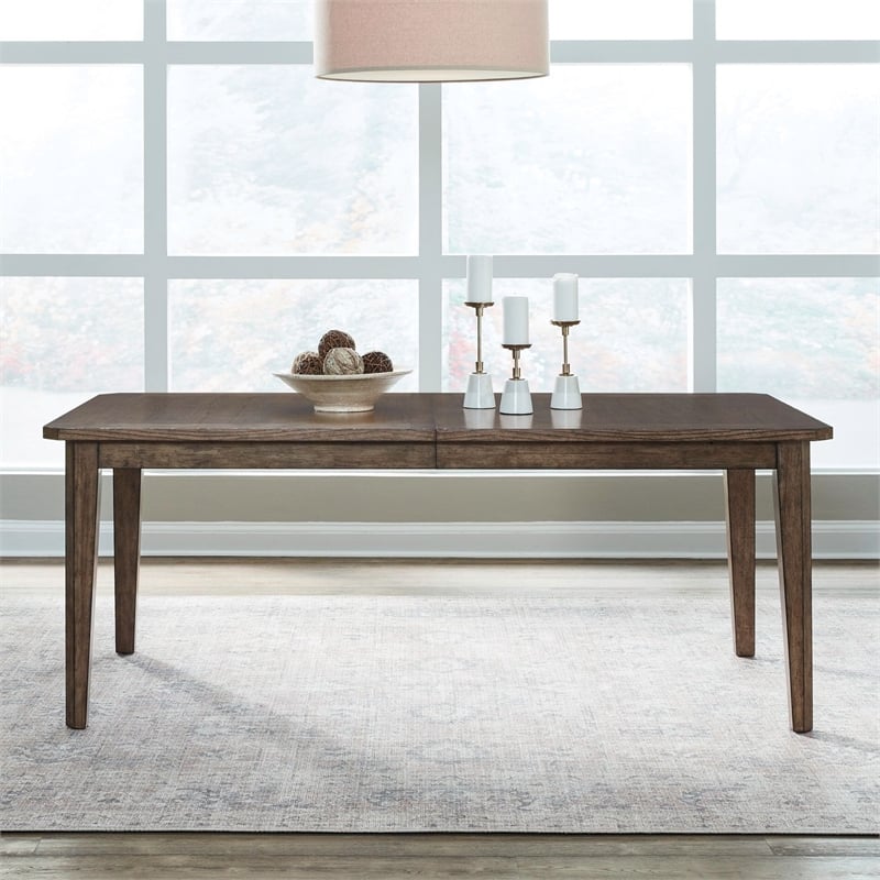 Liberty Furniture Carolina Park Rectangular Table for Dining Room - Brown