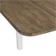 Liberty Furniture Landale Drop Leaf Table for Kitchen Dining Room - White