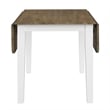 Liberty Furniture Landale Drop Leaf Table for Kitchen Dining Room - White