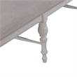 Liberty Furniture River Place Panel Back Bench for Dining Room - White