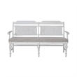 Liberty Furniture River Place Panel Back Bench for Dining Room - White