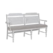Liberty Furniture River Place Panel Back Bench for Dining Room - White