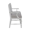 Liberty Furniture River Place Panel Back Bench for Dining Room - White