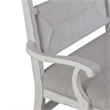Liberty Furniture River Place Panel Back Bench for Dining Room - White