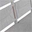 Liberty Furniture River Place Panel Back Bench for Dining Room - White