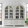 Liberty Furniture River Place Bunching Curio Cabinet Set Dining Storage White