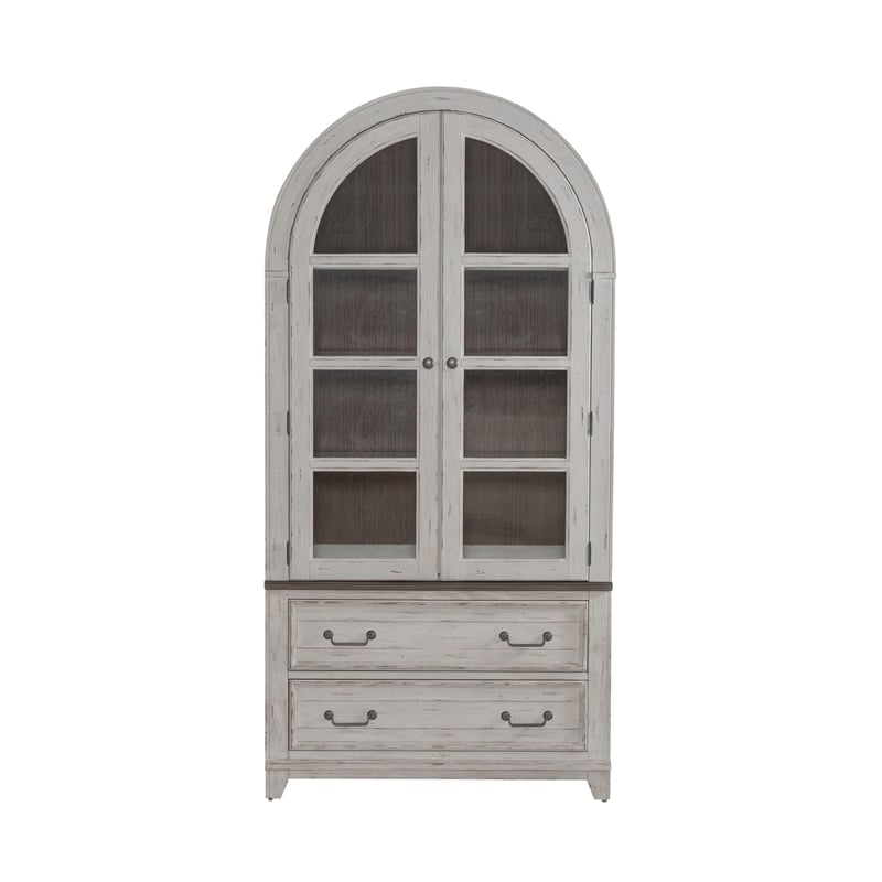 Liberty Furniture River Place Curio Cabinet Dining Room Storage White