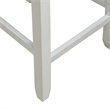 Liberty Furniture Brook Bay Slat Back Upholstered Counter Chairs Set of 2 White