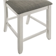 Liberty Furniture Brook Bay Slat Back Upholstered Counter Chairs Set of 2 White