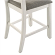 Liberty Furniture Brook Bay Slat Back Upholstered Counter Chairs Set of 2 White