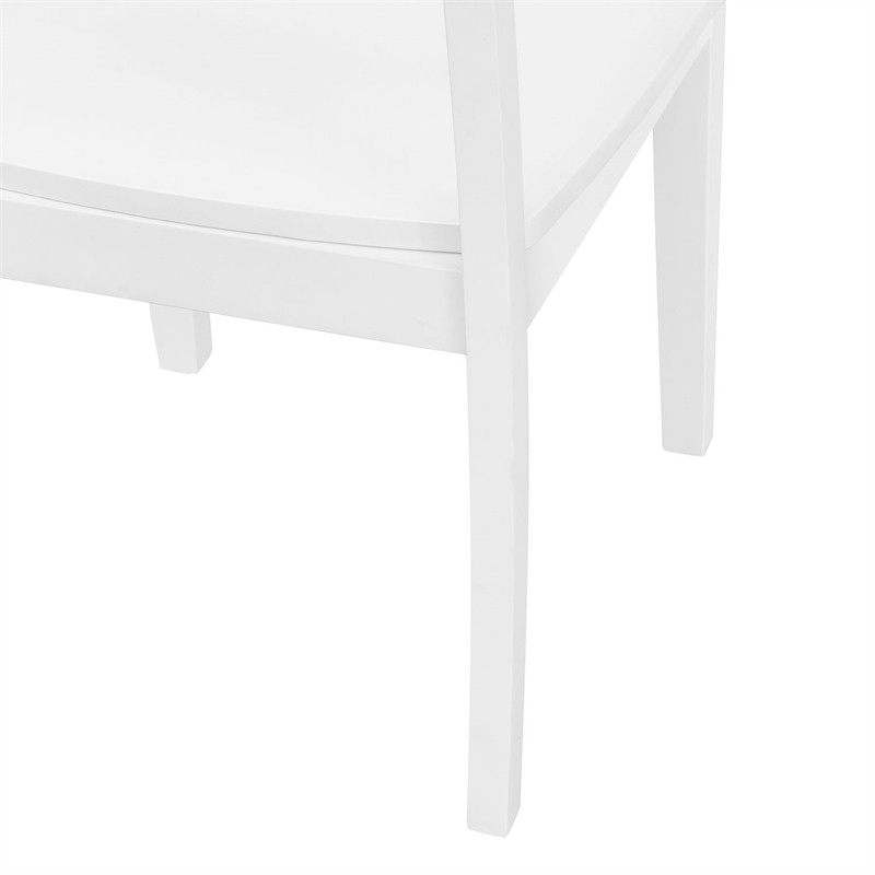 Liberty Furniture Landale Ladderback Side Chairs for Dining Room Set of 2 White