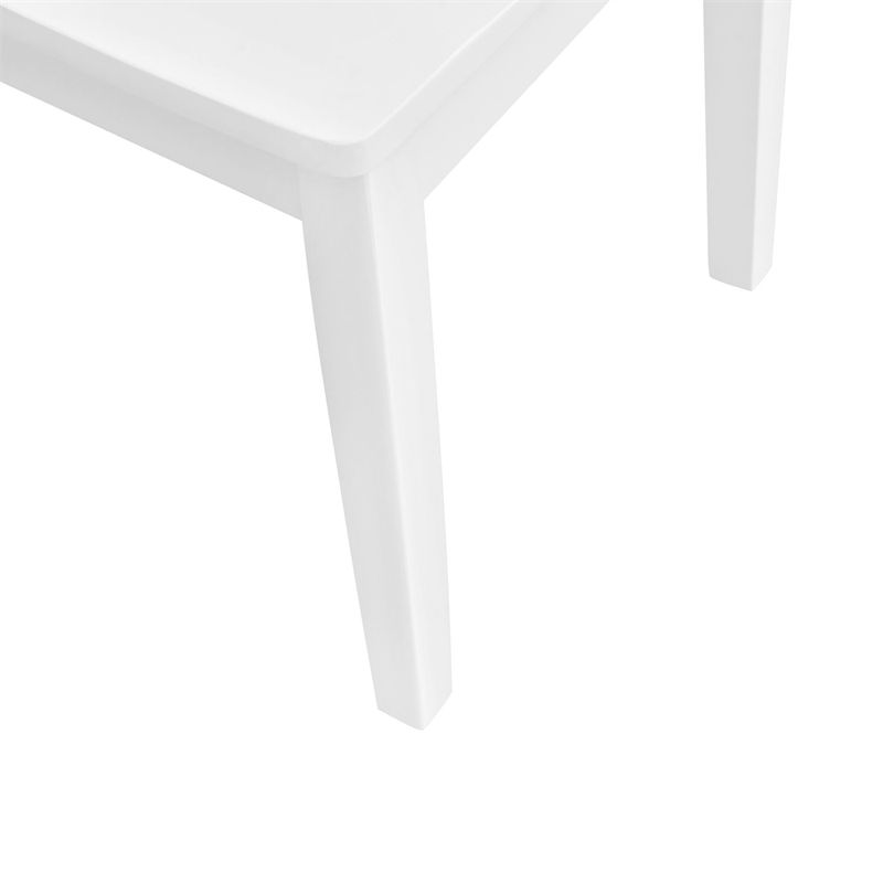 Liberty Furniture Landale Ladderback Side Chairs for Dining Room Set of 2 White