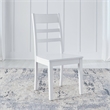 Liberty Furniture Landale Ladderback Side Chairs for Dining Room Set of 2 White