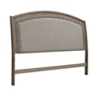 Liberty Furniture Avalon Queen Upholstered Headboard for Bedroom Brown Oak Wood