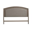Liberty Furniture Avalon Queen Upholstered Headboard for Bedroom Brown Oak Wood