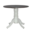 Liberty Furniture Brook Bay Opt 3 Piece Drop Leaf Table Dining Room Set White