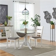 Liberty Furniture Brook Bay Opt 3 Piece Drop Leaf Table Dining Room Set White