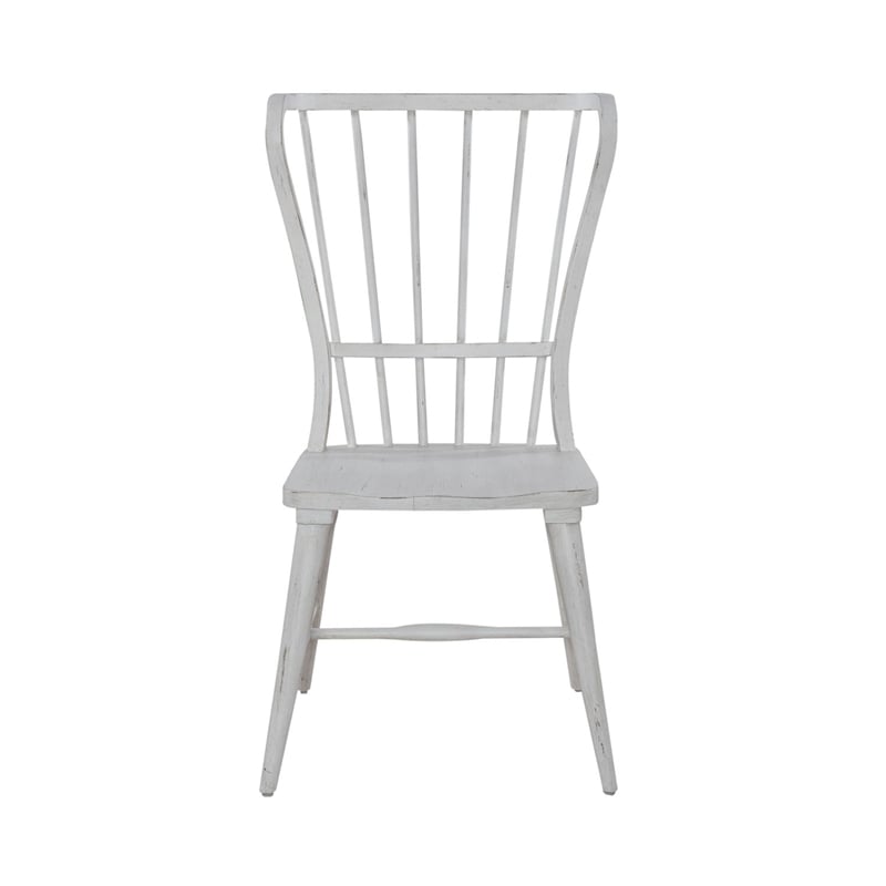 Liberty Furniture River Place 9 Piece Trestle Table Dining Room Set White