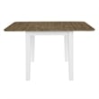 Liberty Furniture Landale 5 Piece Drop Leaf Table Dining Room Set White