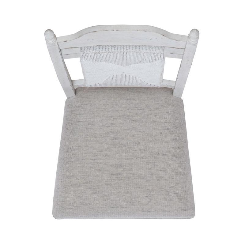 Liberty Furniture River Place 6 Piece Rectangular Table Dining Room Set White