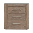 Liberty Furniture South Bend Nightstand with Charging Station - Brown