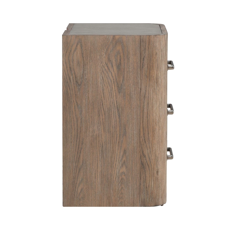 Liberty Furniture South Bend Nightstand with Charging Station - Brown