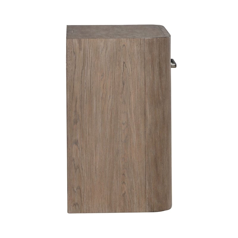 Liberty Furniture South Bend Open Nightstand with Charging Station - Brown