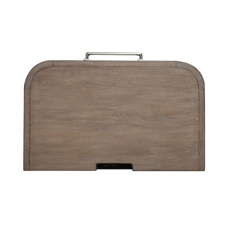 Liberty Furniture South Bend Open Nightstand with Charging Station - Brown