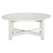 Liberty Furniture Backroads Round Cocktail Table - White W42 x D42 x H18