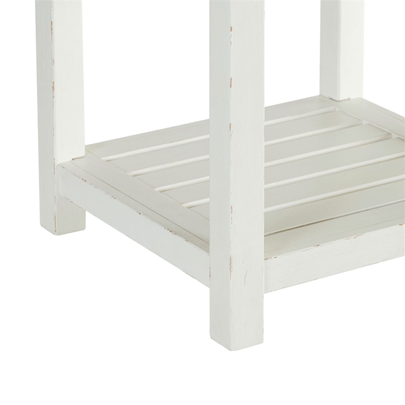 Liberty Furniture Backroads End Table - White W24 x D26 x H24