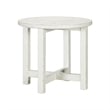 Liberty Furniture Backroads Round End Table - White W28 x D28 x H25