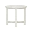 Liberty Furniture Backroads Round End Table - White W28 x D28 x H25