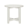 Liberty Furniture Backroads Round End Table - White W28 x D28 x H25