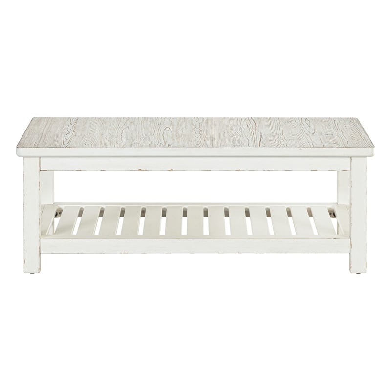 Liberty Furniture Backroads 3 Piece Living Room Cocktail Table Set - White