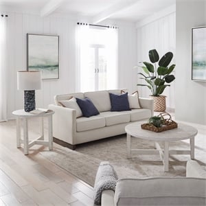 Liberty Furniture Backroads Opt 3 Piece Living Room Cocktail Table Set - White