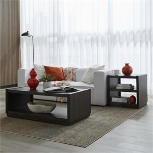 Liberty Furniture Modern Edge 3 Piece Living Room Cocktail Table Set - Brown