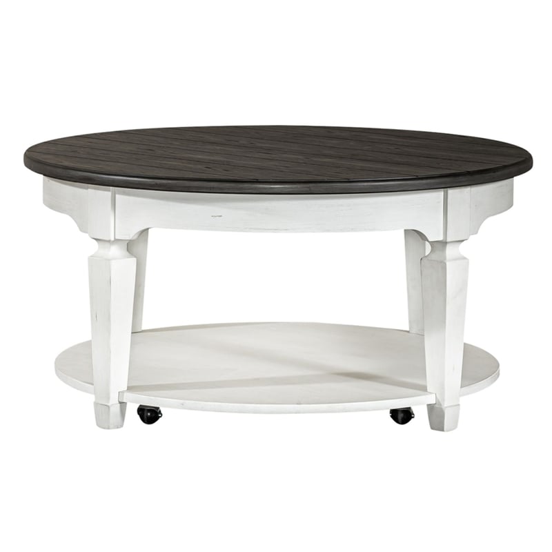 Liberty Furniture Allyson Park Round Cocktail Table - White W38 x D38 x H19