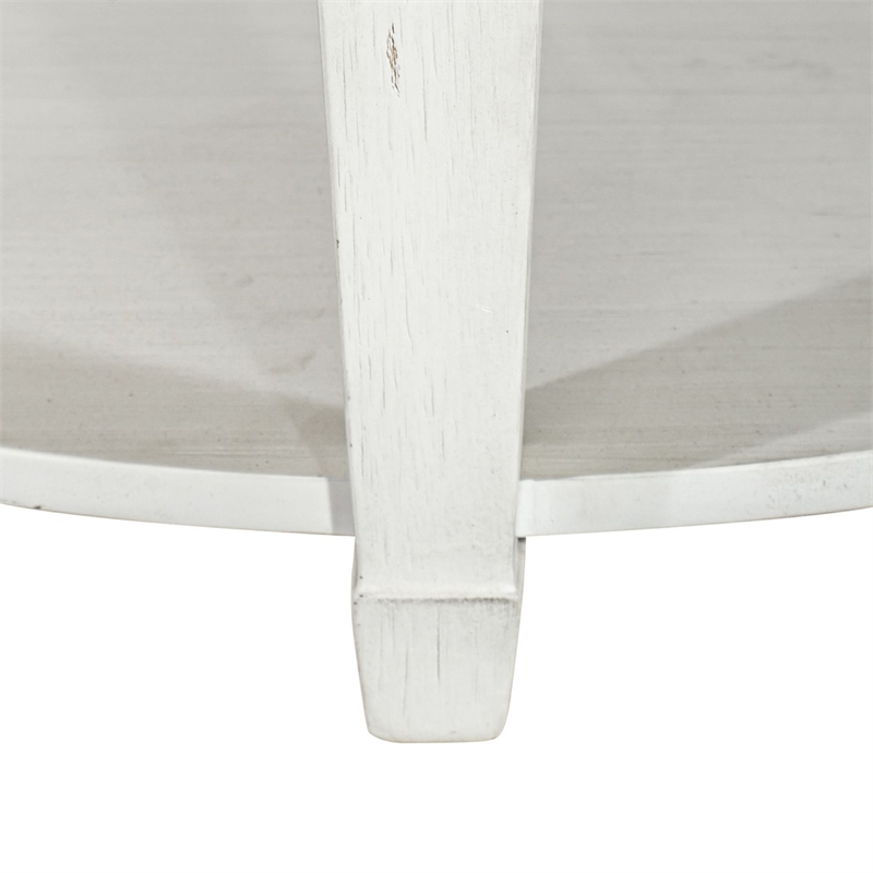 Liberty Furniture Allyson Park Round Cocktail Table - White W38 x D38 x H19