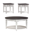 Liberty Furniture Allyson Park Opt 3 Piece Living Room Cocktail Table Set White
