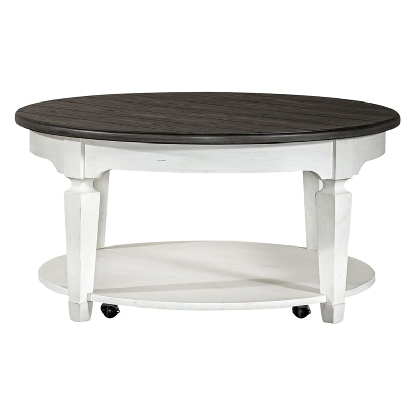 Liberty Furniture Allyson Park Opt 3 Piece Living Room Cocktail Table Set White