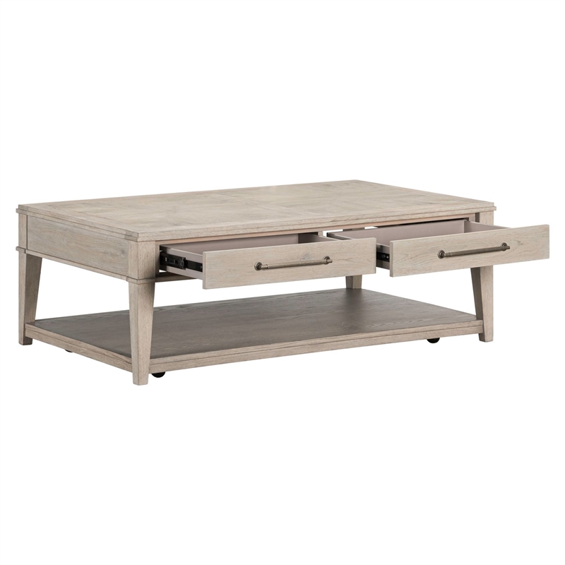 Liberty Furniture New Haven Rectangular Cocktail Table - White W50 x D31 x H18